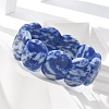 Handmade Lampwork Beaded Stretch Bracelets for Men Women BJEW-G738-01B-13-3