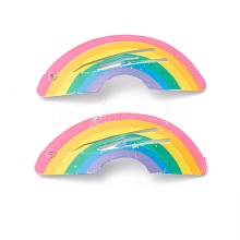 Baking Painted Iron Snap Hair Clips PHAR-B0002-10