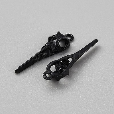 Plague Doctor Tibetan Style Pendants FIND-WH0152-462EB-1