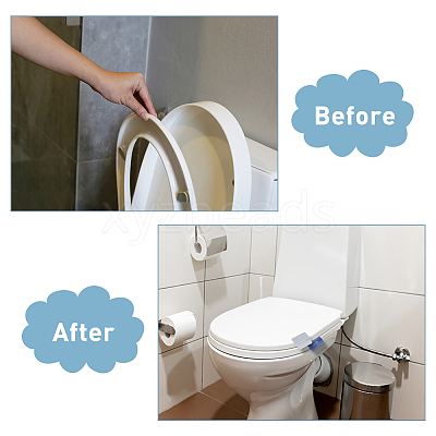 8Pcs 4 Colors Plastic Toilet Seat Lifter FIND-FH0009-33-1