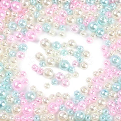 ABS Plastic Imitation Pearl Beads X-KY-G030-01B-1