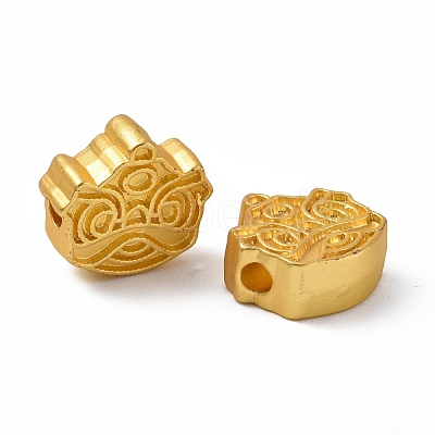 Rack Plating Alloy Beads PALLOY-I215-30G-1