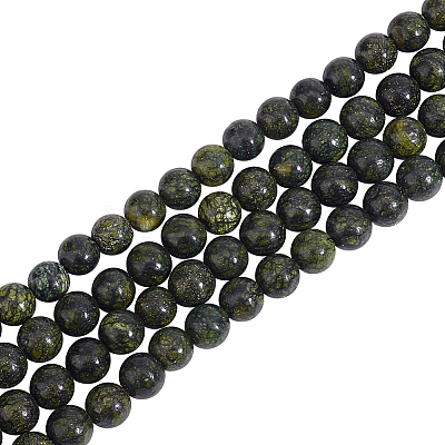 4 Strands Natural Serpentine/Green Lace Stone Beads Strands G-OC0004-23-1