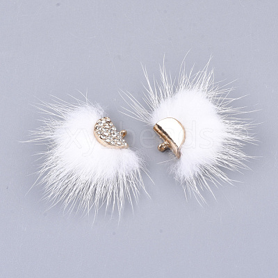 Faux Mink Fur Tassel Pendant Decorations FIND-T040-10-1