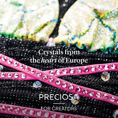 Preciosa® MAXIMA Crystal No Hotfix Flatback Stones Y-PRC-NSS10-00030-209-1