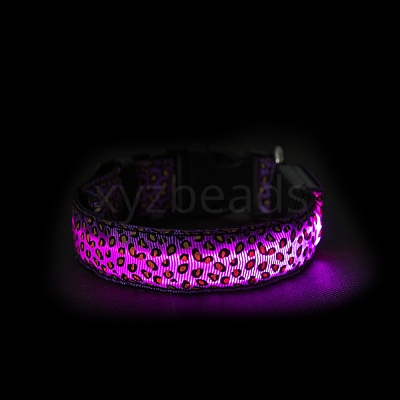 Adjustable Polyester LED Dog Collar MP-H001-A18-1