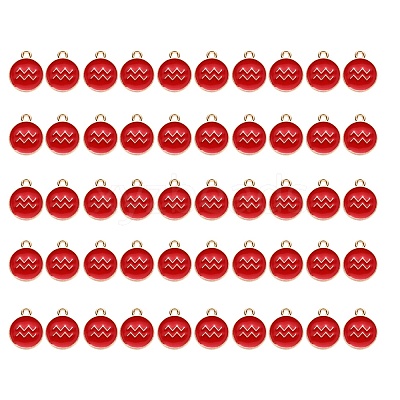 Alloy Enamel Pendants ENAM-SZ0001-27B-J-1