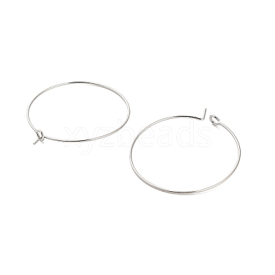 Brass Hoop Earring Findings X-KK-R112-038D-1