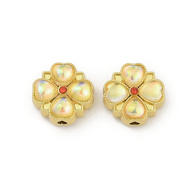 Alloy Resin Rhinestone Beads PALLOY-D369-20MG-02-1