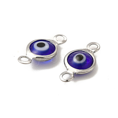 304 Stainless Steel Connector Charms STAS-G305-09P-07-1