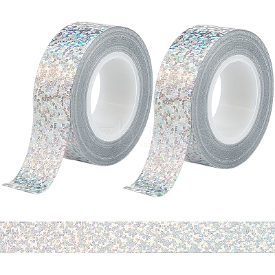 DIY Scrapbook Decorative Laser Paper Tapes DIY-WH20001-98G-1