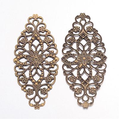 Iron Filigree Big Pendants X-IFIN-S090-AB-1