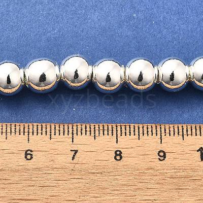 Electroplated Synthetic Magnetic Hematite Beads Strands G-L613-F01-02D-1