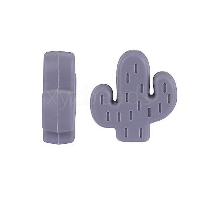 20Pcs Cactus Food Grade Eco-Friendly Silicone Focal Beads JX906J-1