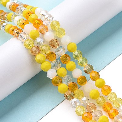 Glass Beads Strands X-GLAA-E036-09A-1