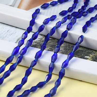 Opaque Glass Beads Strands GLAA-P001-03A-07-1