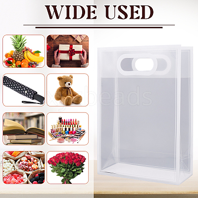 12Pcs Rectangle Plastic Gift Bags ABAG-SP0001-07E-1