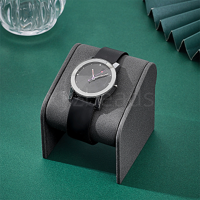 Desktop Imitation Leather Single Watch Holder ODIS-WH0007-64A-1