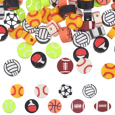 360Pcs 9 Style Handmade Polymer Clay Beads CLAY-DC0001-13-1