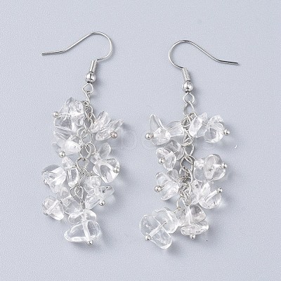 Dangle Earrings EJEW-E255-A03-1