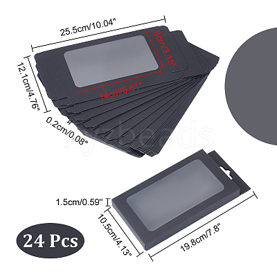 Rectangle Foldable Creative Cardboard Boxes CON-WH0087-99B-1