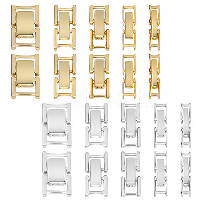 24Pcs 12 Styles Eco-Friendly Brass Watch Band Clasps KK-DR0001-65-1