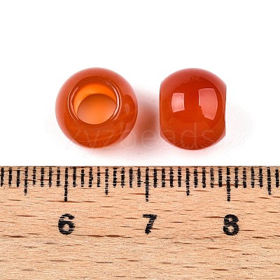 Dyed Natural Carnelian Beads G-T092-10mm-04-1