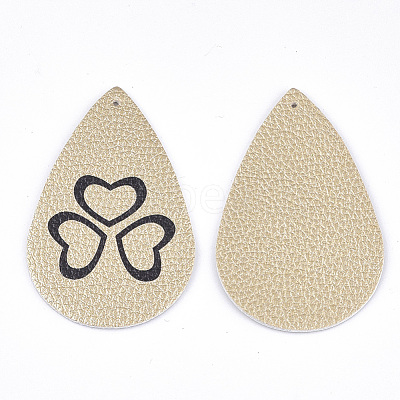 PU Leather Big Pendants FIND-S311-007B-B-1