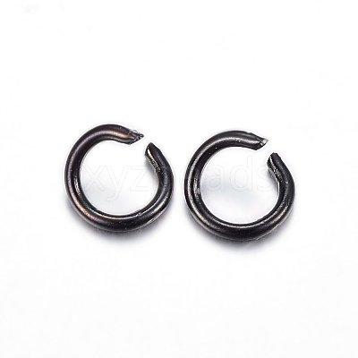 Ion Plating(IP) 304 Stainless Steel Open Jump Rings X-STAS-H467-03B-5MM-A-1