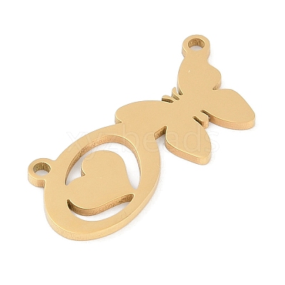 304 Stainless Steel Pendants STAS-L279-002G-O-1