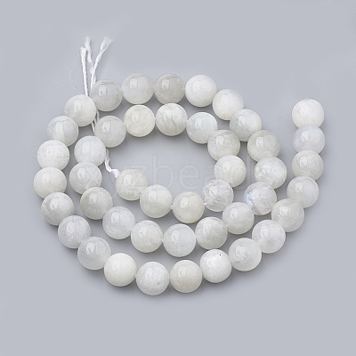 Natural Rainbow Moonstone Beads Strands G-S333-8mm-002-1