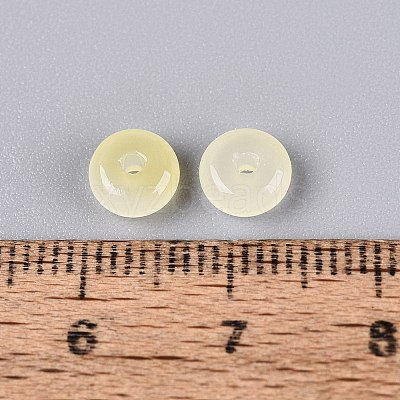 Baking Paint Imitation Jade Glass Beads GL-N006-01A-10-1