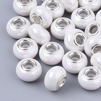 Opaque Resin European Beads RPDL-T038-007M-1