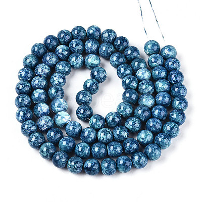 Baking Paint Glass Beads Strands DGLA-N016-10mm-10-1