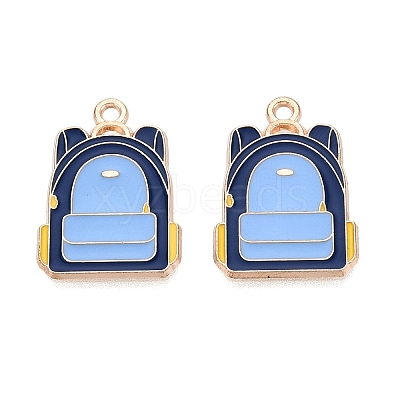 Alloy Enamel Pendants ENAM-Q004-01KCG-21-1