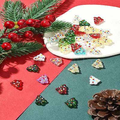 6Pcs Handmade Bumpy Glass Beads Strands LAMP-FS0001-16A-1