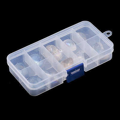 PVD Vacuum Plating Natural Quartz Crystal Beads G-T004-40-B-1