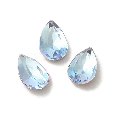 Glass Rhinestone Cabochons RGLA-P037-11A-D202-1