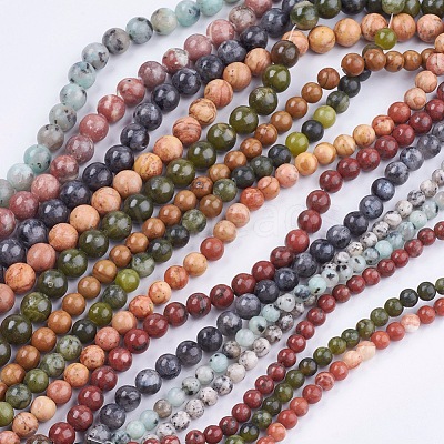 Natural Mixed Genmstone Beads Strands G-K040-01-1