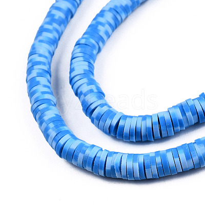 Handmade Polymer Clay Beads Strands CLAY-R067-3.5-5.0mm-M1-1