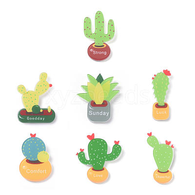Fridge Magnets Acrylic Decorations AJEW-X0009-04-1