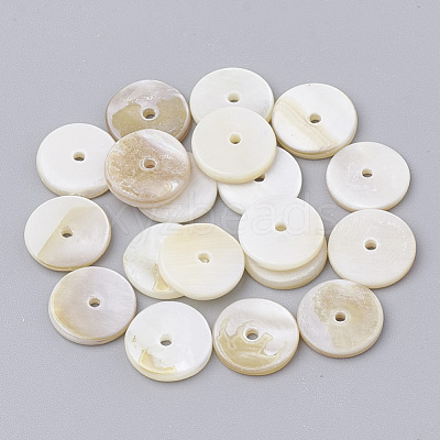 Natural Freshwater Shell Beads X-SHEL-Q021-06A-1