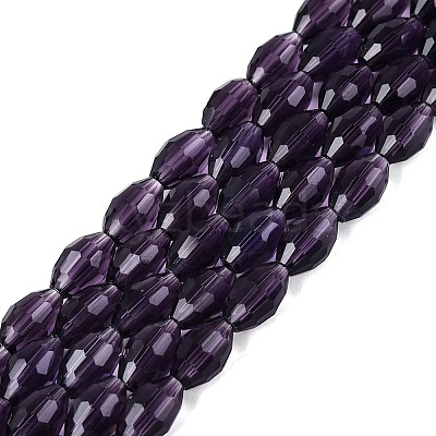 Transparent Glass Beads Strands GLAA-N071-01A-A20-1