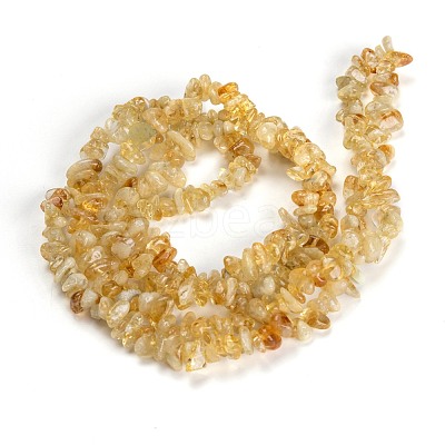 Natural Citrine Beads Strands G-F703-04-1
