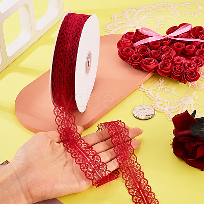 Polyester Lace Ribbon OCOR-TAC0025-008B-1