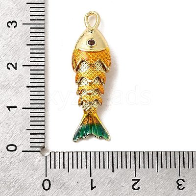 Rack Plating Brass Pendants KK-A268-05G-B03-1