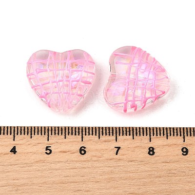 Transparent Glass Enamel Beads GLAA-S388-01B-1