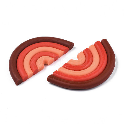 Handmade Polymer Clay Cabochons CLAY-N010-030-05-1