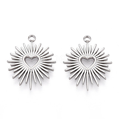 Non-Tarnish 304 Stainless Steel Pendants LS-STAS-I671-01P-1