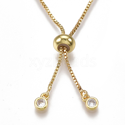 Brass Bracelets Making ZIRC-S061-68-1